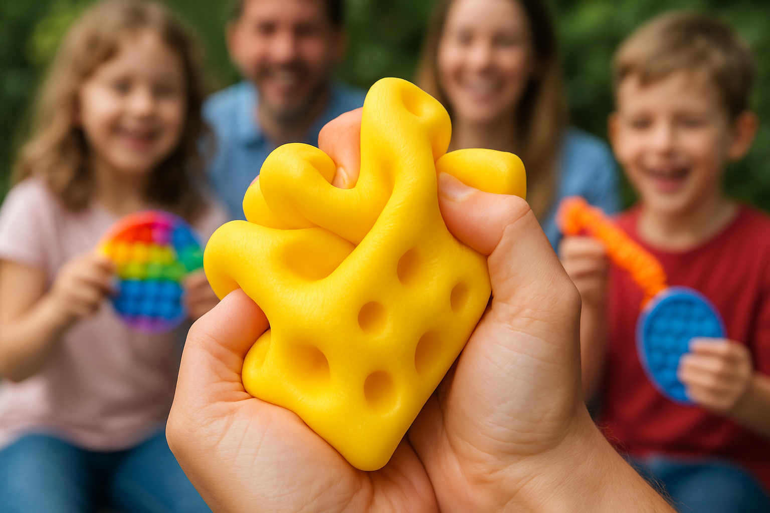 Cheese Squishy ของเล่นคลายเครียดสุดฮิต: บริหารมือ เสริมพัฒนาการ สำหรับทุกวัย