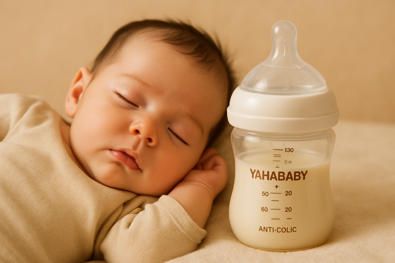 ขวดนมป้องกันโคลิค YAHABABY ตัวช่วยลูกน้อยสบายท้อง เลียนแบบนมแม่