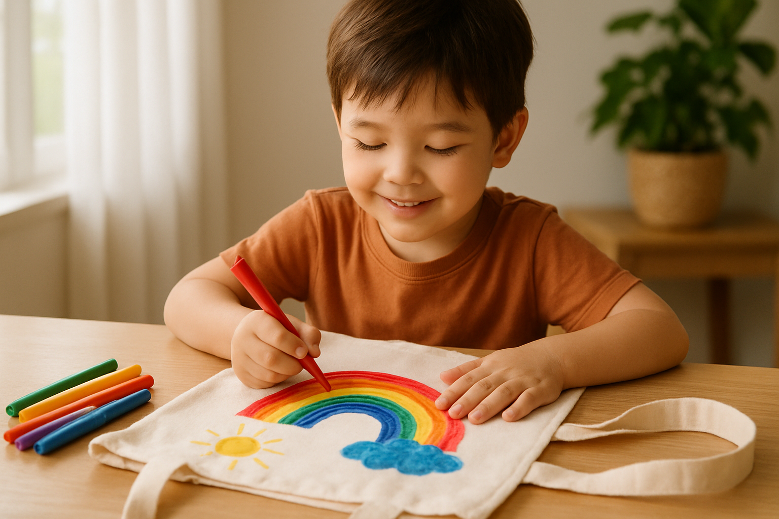ถุงผ้าระบายสี DIY เสริมพัฒนาการเด็ก พร้อมสีฟรี! กิจกรรมสนุกสร้างสรรค์จาก Vivela_Baby_Shop